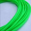 10M PET Sleeves Flat Tight Braided Expandable Cable Wire Snakeskin Sleeving Cord Protector(UV Green,6mm) view 1