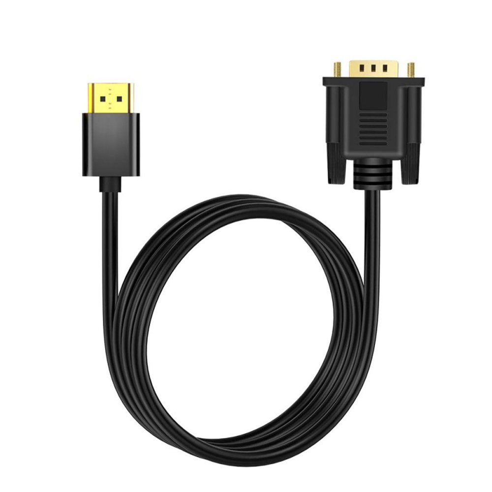 ohodhmnu High Speed HDTV Signals to VGA Video Converter Cord for Notebook Displays Seamlessly Video Transfer from Gaming Consoles
