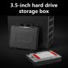 3.5inch Hard Drives Storage Bag Water Shockproof Storage Bag for Safe and Easy Transport view 2