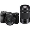 Sony Alpha a6100 Mirrorless Camera with 16-50mm OSS II Lens and 55-210mm Zoom Lenses (ILCE6100XB) + 64GB Memory Card + NP-FW50 + Camera Bag + Charger + Tripod + Cleaning Kit + More view 2