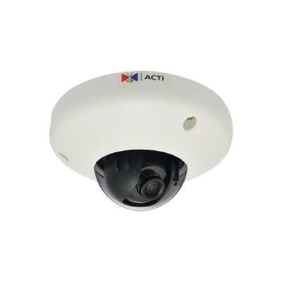 E914 5MP Indoor Mini Fisheye Dome Camera with AI Analytics, Extreme WDR & 360 Panoramic View