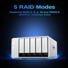 TERRAMASTER D5-310 HDD Enclosure 5Bay - Hardware Raid Supports RAID 5, 0, 1, 10, Single, USB 3.1 Type-C Direct Attached Storage Backup Software Included (Diskless) view 2