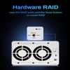 TERRAMASTER D5-310 HDD Enclosure 5Bay - Hardware Raid Supports RAID 5, 0, 1, 10, Single, USB 3.1 Type-C Direct Attached Storage Backup Software Included (Diskless) view 3