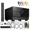Yamaha RX-A4A AVENTAGE 7.2-Channel Surround Sound Network AV Receiver MusicCast Built-in Wi-Fi and Bluetooth Streaming Home Theater System Bundle with Accessories view 1
