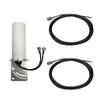 AntennaGear M19B 2-Lead MIMO 2 x Cellular 4G LTE CBRS 5G NR L-Bracket Mount Antenna Kit w/ 10ft Coax Extension Cables - SMA Male (Antenna Kit - 2 x 10ft - SMA Male) view 1