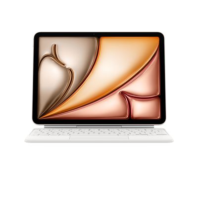 Apple Magic Keyboard: Keyboard and Case for iPad Air 11-inch (M2, M3, and M4) and iPad Air (4th and 5th Generation), US English White