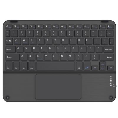 BoxWave Keyboard Compatible with Alcatel Joy TAB Kids 2 - SlimKeys Bluetooth Keyboard with Trackpad, Portable Slim TouchPad - Jet Black