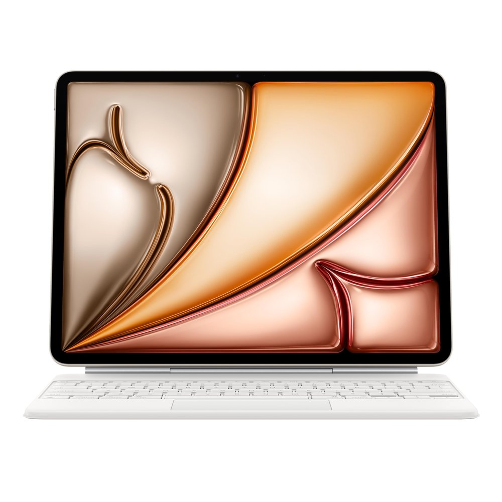 Apple Magic Keyboard: Keyboard and Case for iPad Air 13-inch (M2, M3, and M4), US English  White