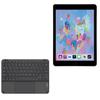 BoxWave Keyboard Compatible with Apple iPad (6th Gen 2018) - SlimKeys Bluetooth Keyboard with Trackpad, Portable Slim TouchPad - Jet Black view 1