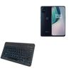 BoxWave Keyboard Compatible with OnePlus Nord N10 5G - SlimKeys Bluetooth Keyboard - with Backlight, Portable Slim LED 7 Colors - Jet Black view 1