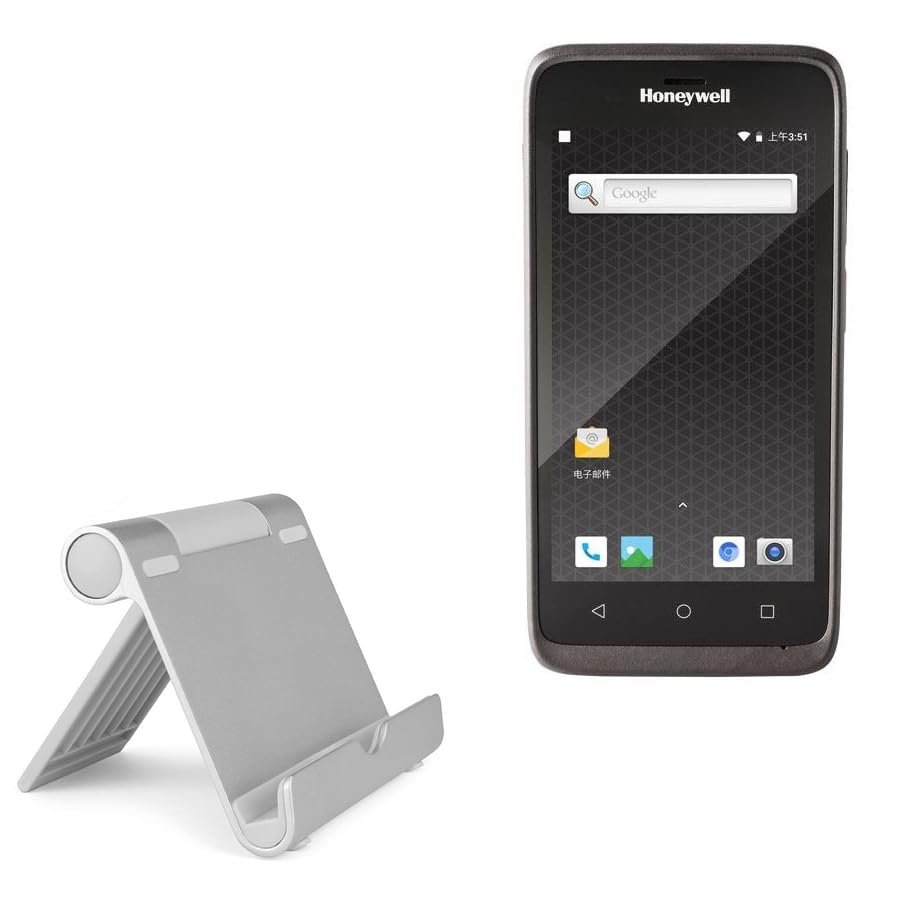 BoxWave Stand and Mount Compatible with Honeywell ScanPal EDA51 - VersaView Aluminum Stand, Portable, Multi Angle Viewing Sturdy