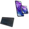 BoxWave Keyboard Compatible with Motorola razr 2024 - SlimKeys Bluetooth Keyboard - with Backlight, Portable Slim LED 7 Colors - Jet Black view 1