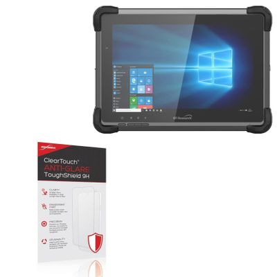BoxWave Screen Protector Compatible With DT-Research DT301X - ClearTouch Anti-Glare ToughShield 9H (2-Pack), Anti-Glare 9H Tough Flexible Film Screen Protector