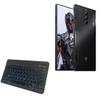 BoxWave Keyboard Compatible with ZTE Nubia Red Magic 8 Pro+ - SlimKeys Bluetooth Keyboard - with Backlight, Portable Slim LED 7 Colors - Jet Black view 1