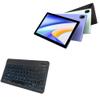 BoxWave Keyboard Compatible with Doogee U10 - SlimKeys Bluetooth Keyboard - with Backlight, Portable Slim LED 7 Colors - Jet Black view 1