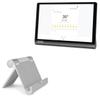 BoxWave Stand and Mount Compatible with Lenovo Yoga Smart Tab Row - VersaView Aluminum Stand, Portable, Multi Angle Viewing Sturdy view 1