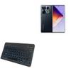 BoxWave Keyboard Compatible with Infinix Note 40 Pro - SlimKeys Bluetooth Keyboard - with Backlight, Portable Slim LED 7 Colors - Jet Black view 1