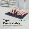 BoxWave Keyboard Compatible with Acer Iconia One 10 (B3-A20) - SlimKeys Bluetooth Keyboard with Trackpad, Portable Slim TouchPad - Jet Black view 4