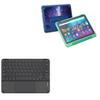 BoxWave Keyboard Compatible With Amazon Fire HD 10 Kids Pro tablet (2024) - SlimKeys Bluetooth Keyboard with Trackpad, Portable Slim TouchPad - Jet Black view 1