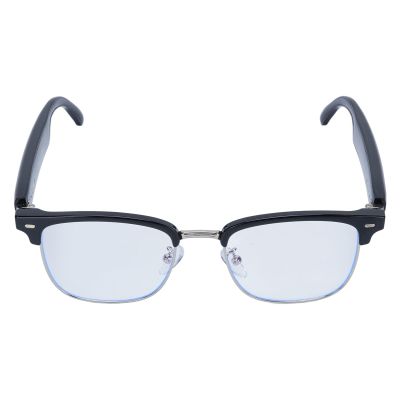 AI Translator Glasses Smart Audio Glasses, Built in Speaker and Open Ear, Listenning Music and Calls, Anti Blue Light Languages Translation Glasses for Outdoor & Indoor