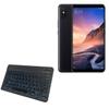 BoxWave Keyboard Compatible with Xiaomi Mi Max 3 - SlimKeys Bluetooth Keyboard - with Backlight, Portable Slim LED 7 Colors - Jet Black view 1
