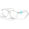 MYNINES Smart Audio Glasses, Sunglasses with Wireless Headset Built-in Mic & Speakers, Touch Control and Voice Assistant Suitable for Men Women Outdoor Driving Running Use (Transparent Lens) view 1