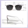 MYNINES Smart Audio Glasses, Sunglasses with Wireless Headset Built-in Mic & Speakers, Touch Control and Voice Assistant Suitable for Men Women Outdoor Driving Running Use (Transparent Lens) view 2