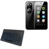 BoxWave Keyboard Compatible with Sudroid Mini Smartphone - SlimKeys Bluetooth Keyboard - with Backlight, Portable Slim LED 7 Colors - Jet Black view 1
