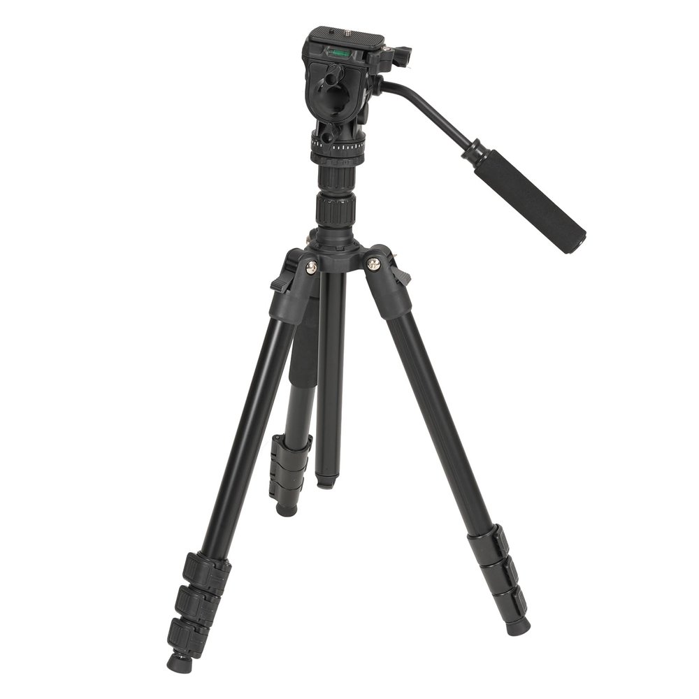 Camera Tripod Aluminium Alloy Adjustable Height 360 Rotating Stabilizer Multifunctional Camera Tripod Holder