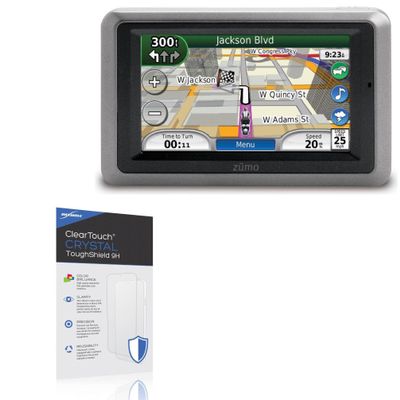 BoxWave Screen Protector Compatible with Garmin Zumo 665LM - ClearTouch Crystal ToughShield 9H (2-Pack), Clear 9H Tough Flexible Film Screen Protector