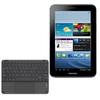 BoxWave Keyboard Compatible with Galaxy Tab 2 7.0 - SlimKeys Bluetooth Keyboard with Trackpad, Portable Slim TouchPad - Jet Black view 1