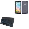 BoxWave Keyboard Compatible with Sky Devices Platinum View2 - SlimKeys Bluetooth Keyboard - with Backlight, Portable Slim LED 7 Colors - Jet Black view 1