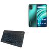 BoxWave Keyboard Compatible with Umidigi A9 Pro - SlimKeys Bluetooth Keyboard - with Backlight, Portable Slim LED 7 Colors - Jet Black view 1