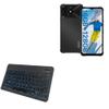 BoxWave Keyboard Compatible with Umidigi G5 Mecha - SlimKeys Bluetooth Keyboard - with Backlight, Portable Slim LED 7 Colors - Jet Black view 1