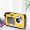 4K 56MP Dual Screen Waterd Digital Camera 18x Zoom for Underwater Video Recordings, 10 Foot Camera for Outdoor Activities view 4