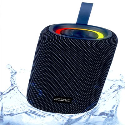 DYNASTY PROAUDIO SB-101 Bluetooth 5.3 IPX7 Waterproof Outdoor Speaker with 25W Ultra-Loud Bass Stereo Sound, RGB Lights, TWS Dual Speakers Pairing, Supports USB Drive/AUX/TF-Card (Blue)