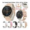 20MM Silicone Leather Strap For Garmin Fenix 8 E 43mm 7S 6s 5s Quick Installation Wristband Accessories(Black,For Fenix 8 43MM) view 2