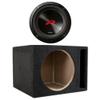Alpine R2-W12D2 R Series 12 Dual 2-Ohm Subwoofer with SoundBox E Series Single 12-Inch Vented Subwoofer Enclosure Bundle view 1