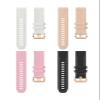 20MM Silicone Leather Strap For Garmin Fenix 8 E 43mm 7S 6s 5s Quick Installation Wristband Accessories(Pink,For Fenix 6S) view 4