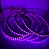 4PCS 15" Car RGB LED Speaker Ring Lights Decorative Light Kit Multiple Spacer Ring Light Coaxial Speaker Lights Bluetooth App & Remote Control (4) view 1