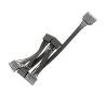 Wen ST 5-Wire SA/&TA 15pin Male to Female Extension Cable 1 to 3 4 5 6 for Computer Hard Disk Interface Power Cord(1to4) view 1