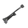 Wen ST 5-Wire SA/&TA 15pin Male to Female Extension Cable 1 to 3 4 5 6 for Computer Hard Disk Interface Power Cord(1to4) view 2