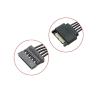 Wen ST 5-Wire SA/&TA 15pin Male to Female Extension Cable 1 to 3 4 5 6 for Computer Hard Disk Interface Power Cord(1to4) view 3