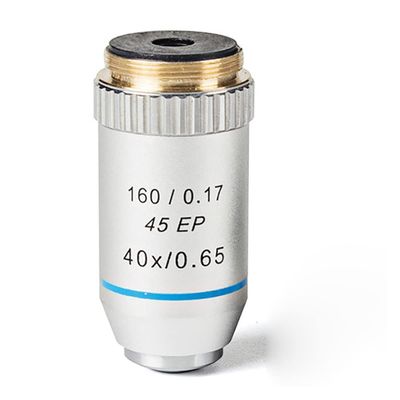 Lab Microscope Accessories 4X 10X 40X 100X 160/0.17 Achromatic Objective Lens for Biological Microscope(40X)