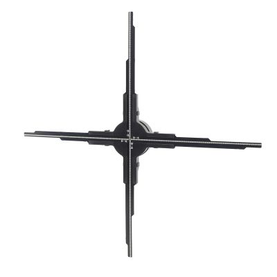 3D Hologram Fan, 50cm 4 Blades 2000x510 LED 3D Holographic Projector Video Advertising Display Fan with 4GB Memory Card 3D Holographic Video Projector for Party, Bar, Exhibitions