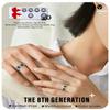 DEERLET Smart Ring Health Tracker with Display for Women Men - German Chip,Ultra Light,Ultrathin,Free Charging case,iOS/Android/Fitness/Heart Rate/SpO2/Sleep/Step/Pressure view 2