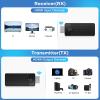 Wireless HDMI Transmitter and Receiver for Streaming Kit,Built-in Antenna Low-latency transmission of 1080P HD video streams,Video/Audio to Monitor from PC,Auto Pairing for Laptop/TV/Monitor/Projector view 3
