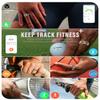 DEERLET Smart Ring Health Tracker with Display for Women Men - German Chip,Ultra Light,Ultrathin,Free Charging case,iOS/Android/Fitness/Heart Rate/SpO2/Sleep/Step/Pressure view 4