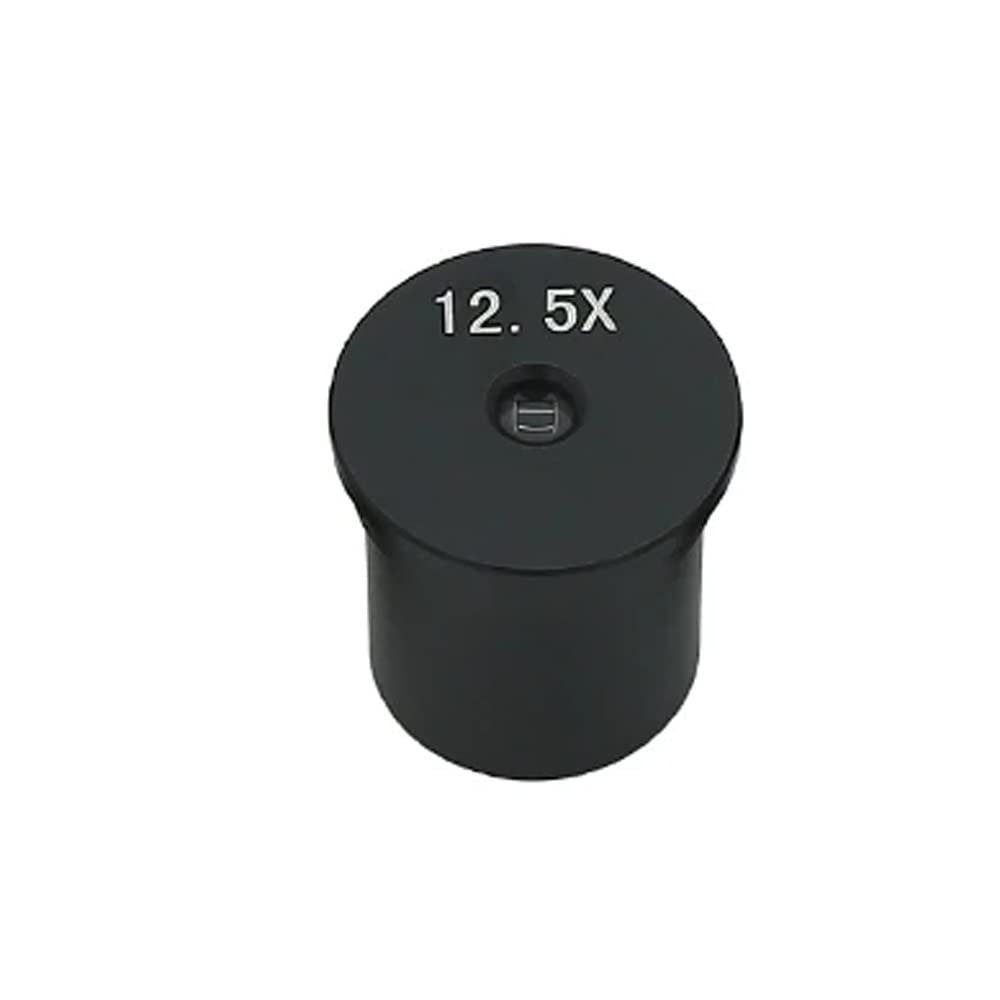 Lab Microscope Accessories Microscope Eyepiece 5X/10X/12.5X/16X Interface 23.2Mm, Optical Eyepiece Ocular Lens for Biological Microscope(12.5X)
