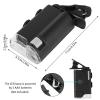 JOEBO Microscope Kit 60-100x Pocket Microscope Electric Mini Microscope with LED with Clip Microscope Lens Adapters view 2